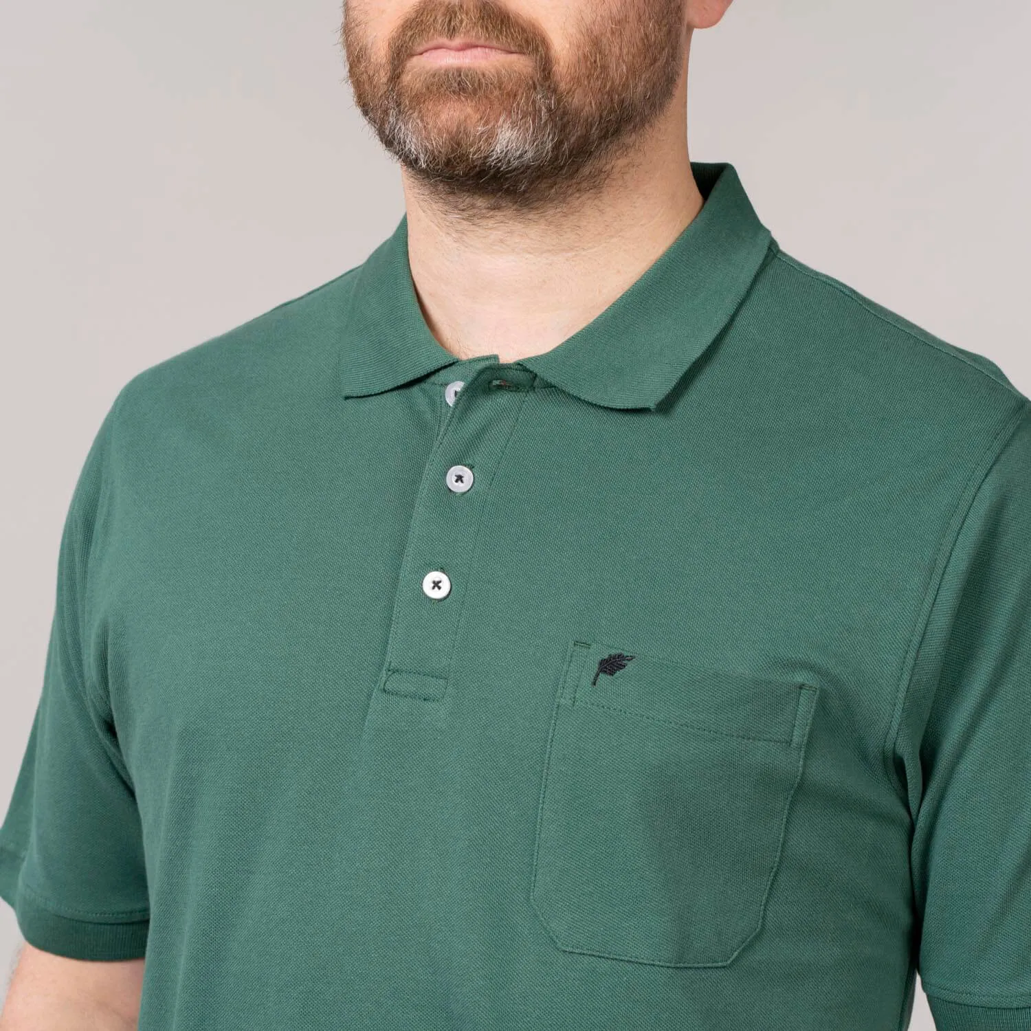 Niels Short-sleeve Polo Field Green