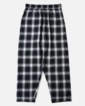 Night Pants Ombre - Black Plaid