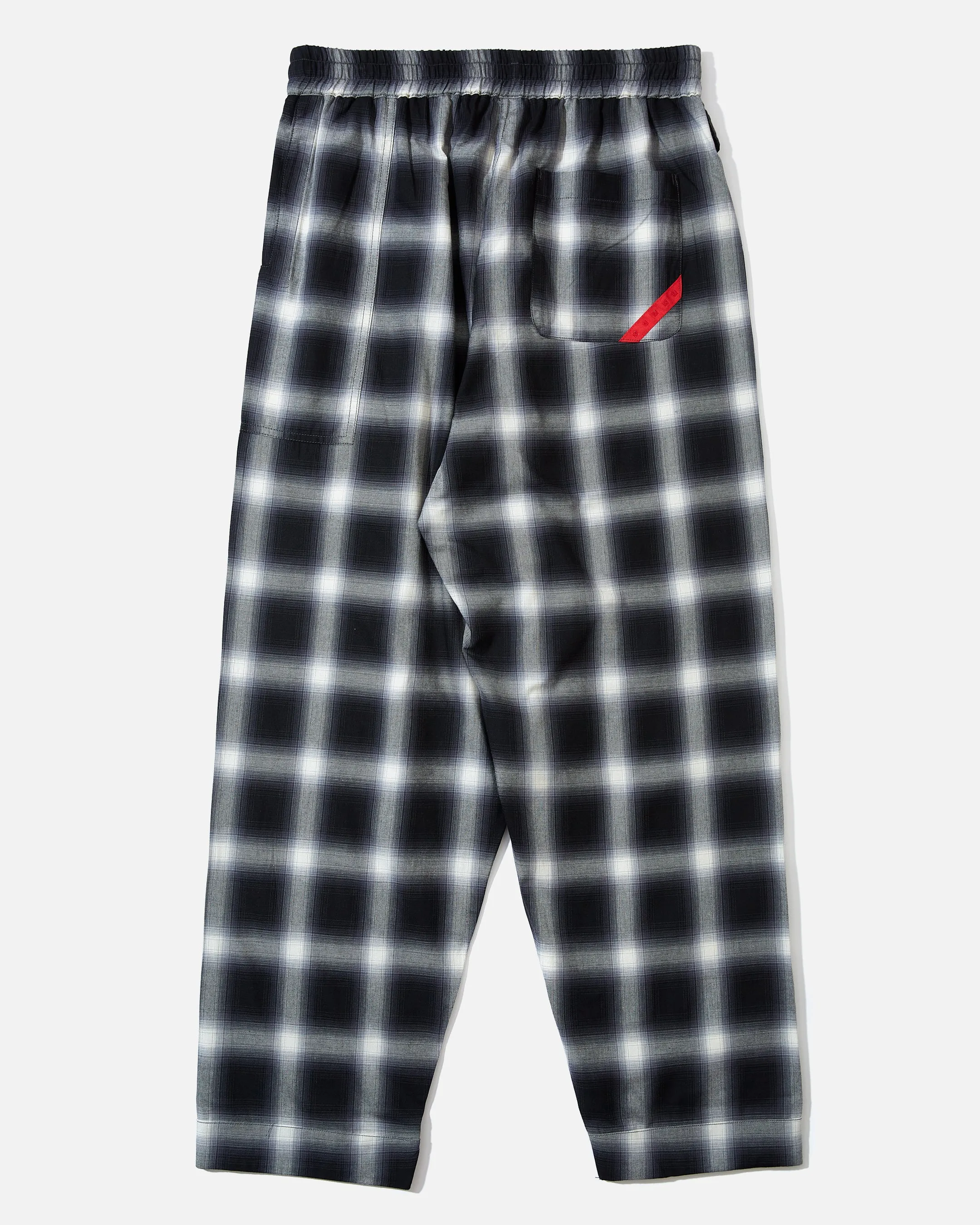 Night Pants Ombre - Black Plaid