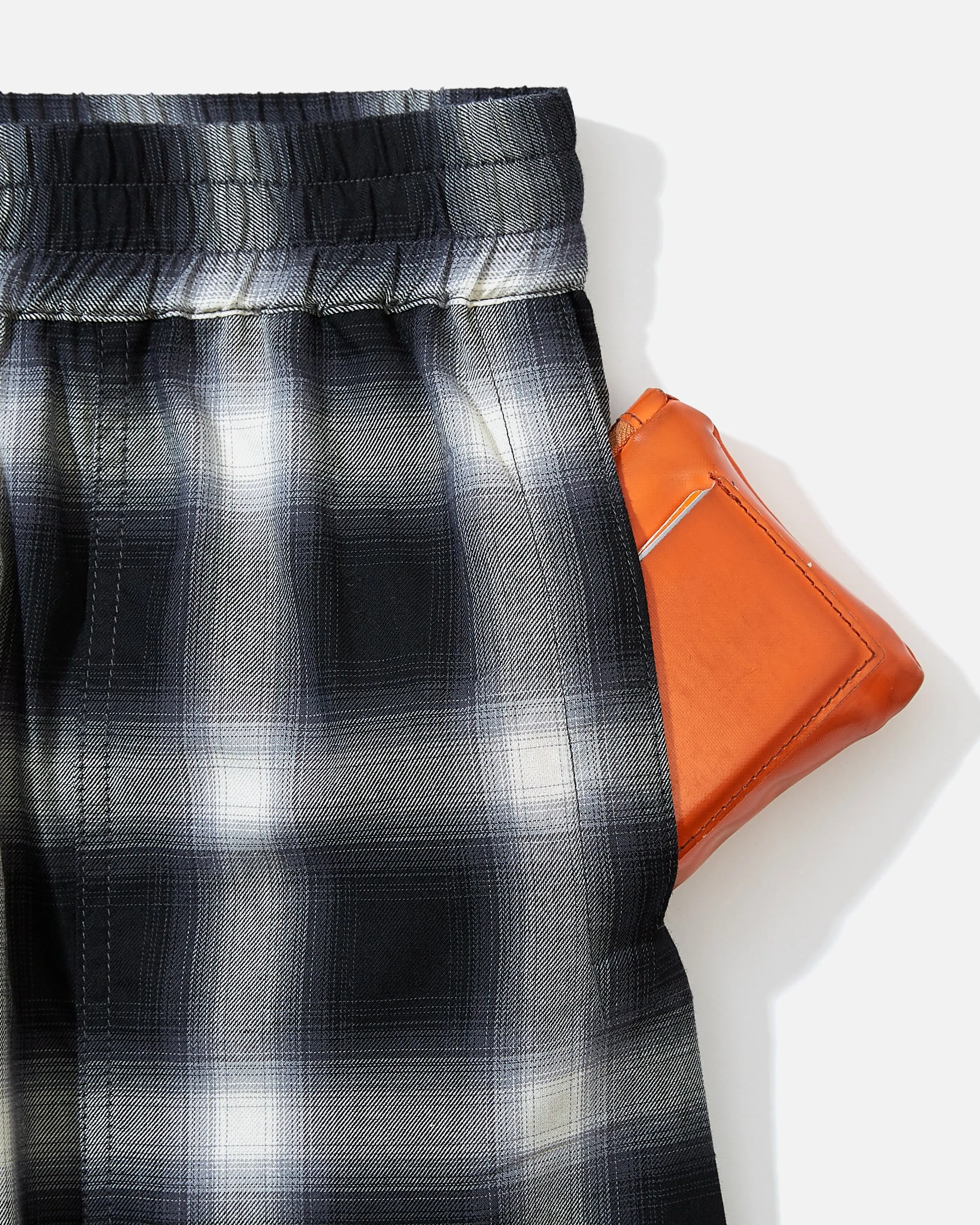 Night Pants Ombre - Black Plaid