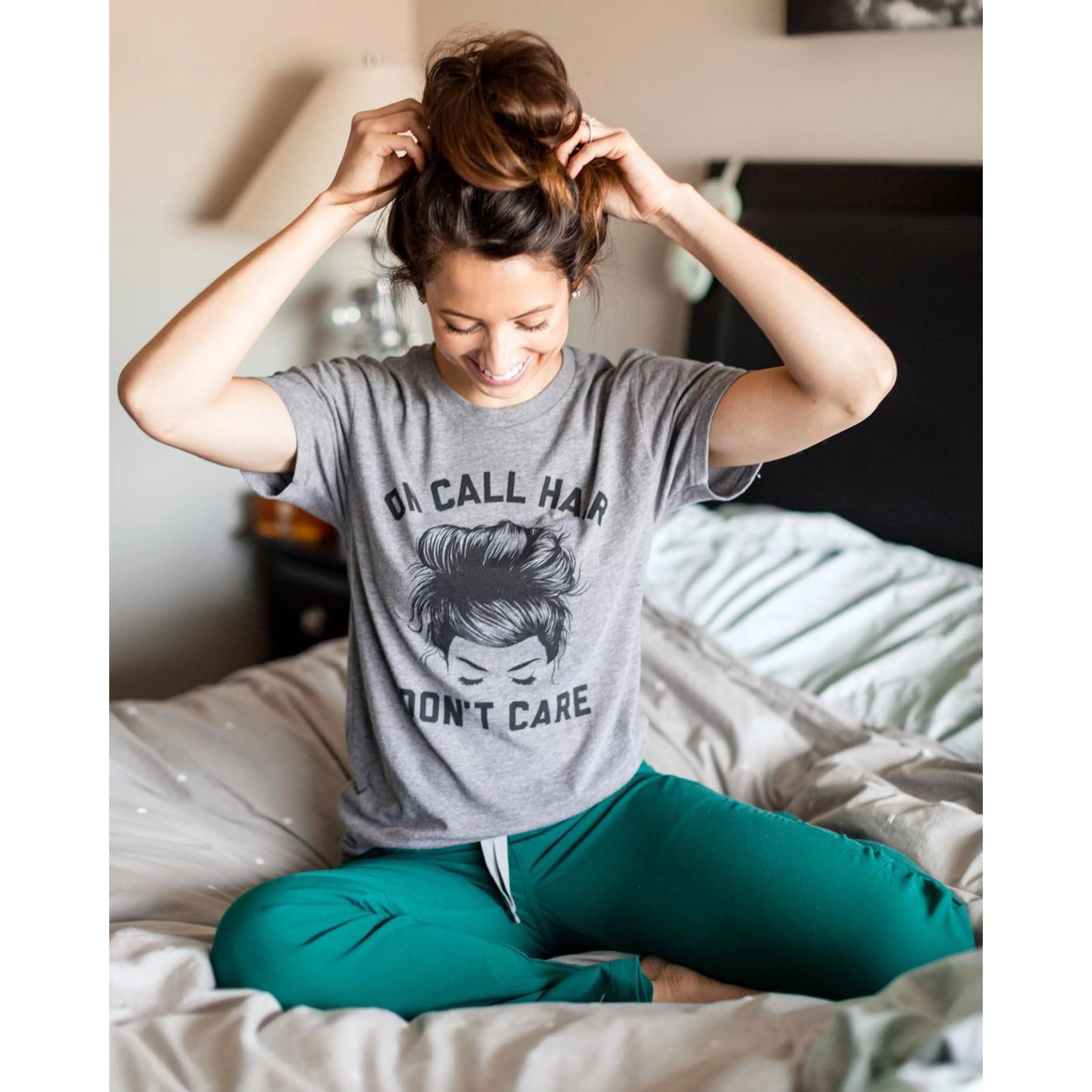 On-Call Hair Don't Care Tee