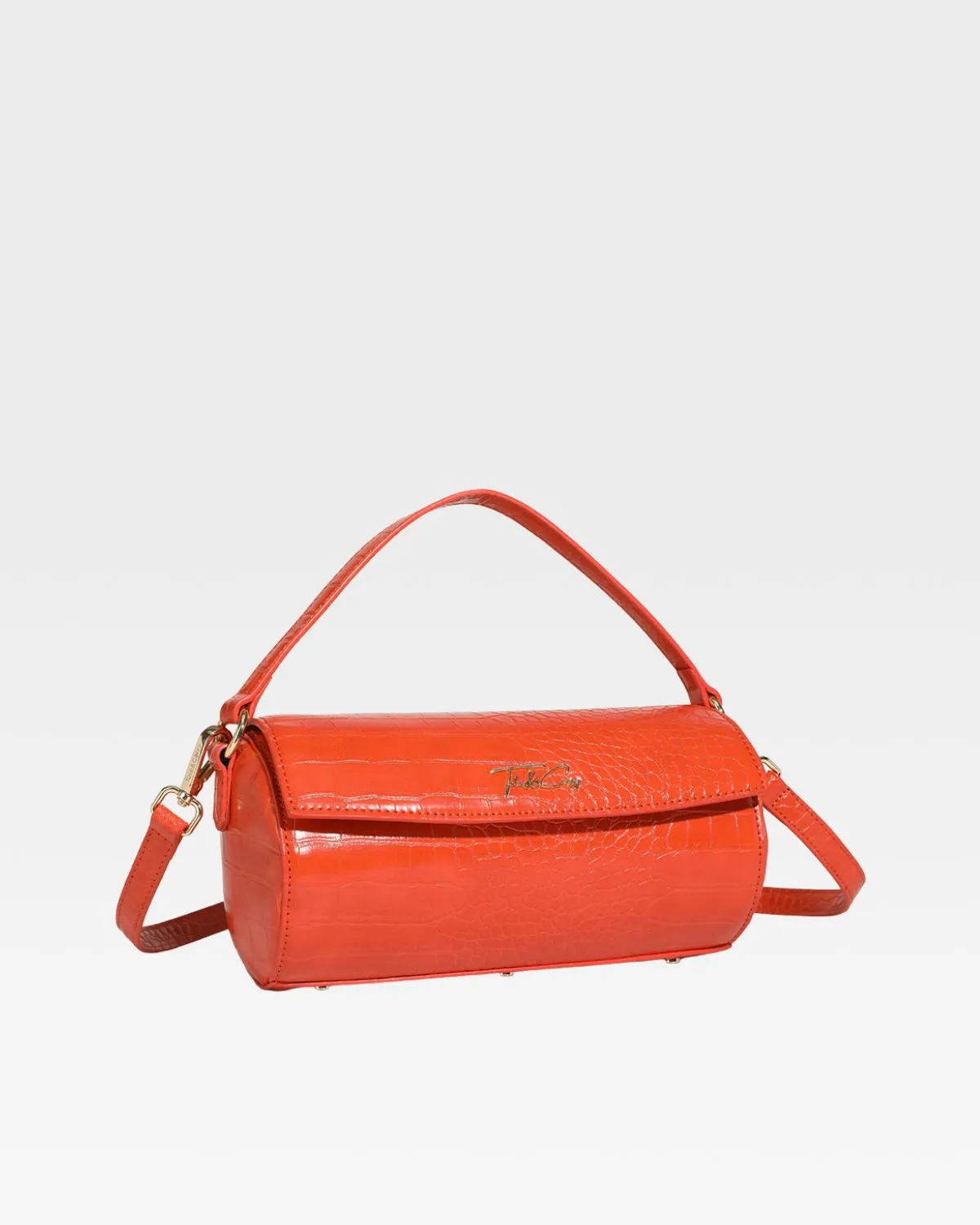 Orange Women's Barrel Purse