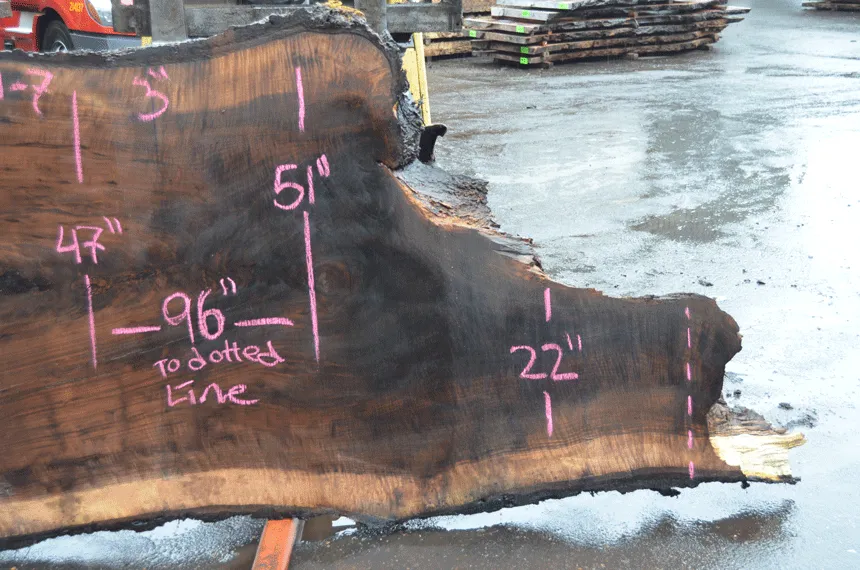 Oregon Black Walnut Slab 030321-07