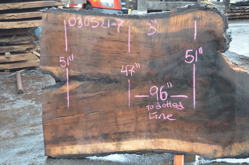 Oregon Black Walnut Slab 030321-07