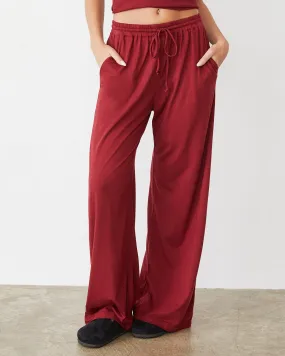 Organic Jersey Wide Leg Pant