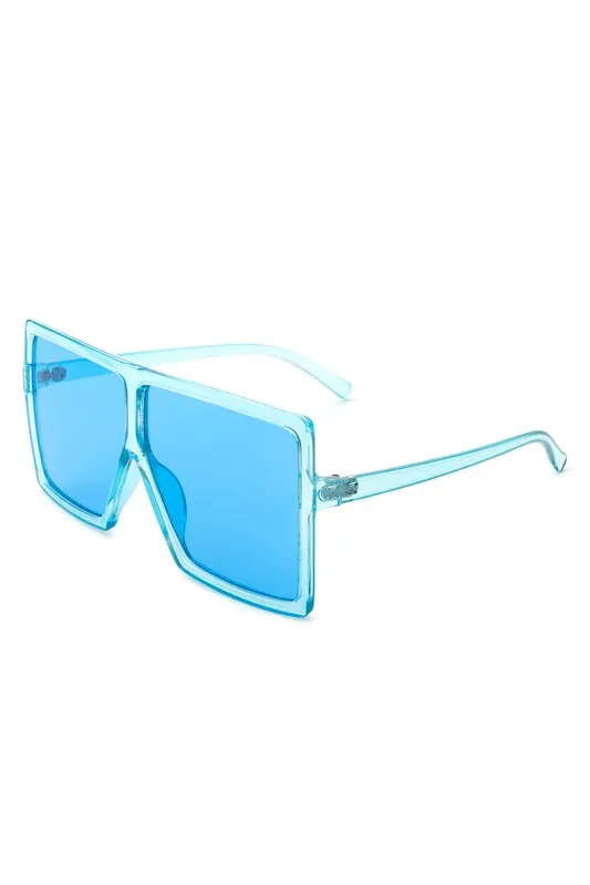 Oversize Square Tinted Women Fashion Sunglasses