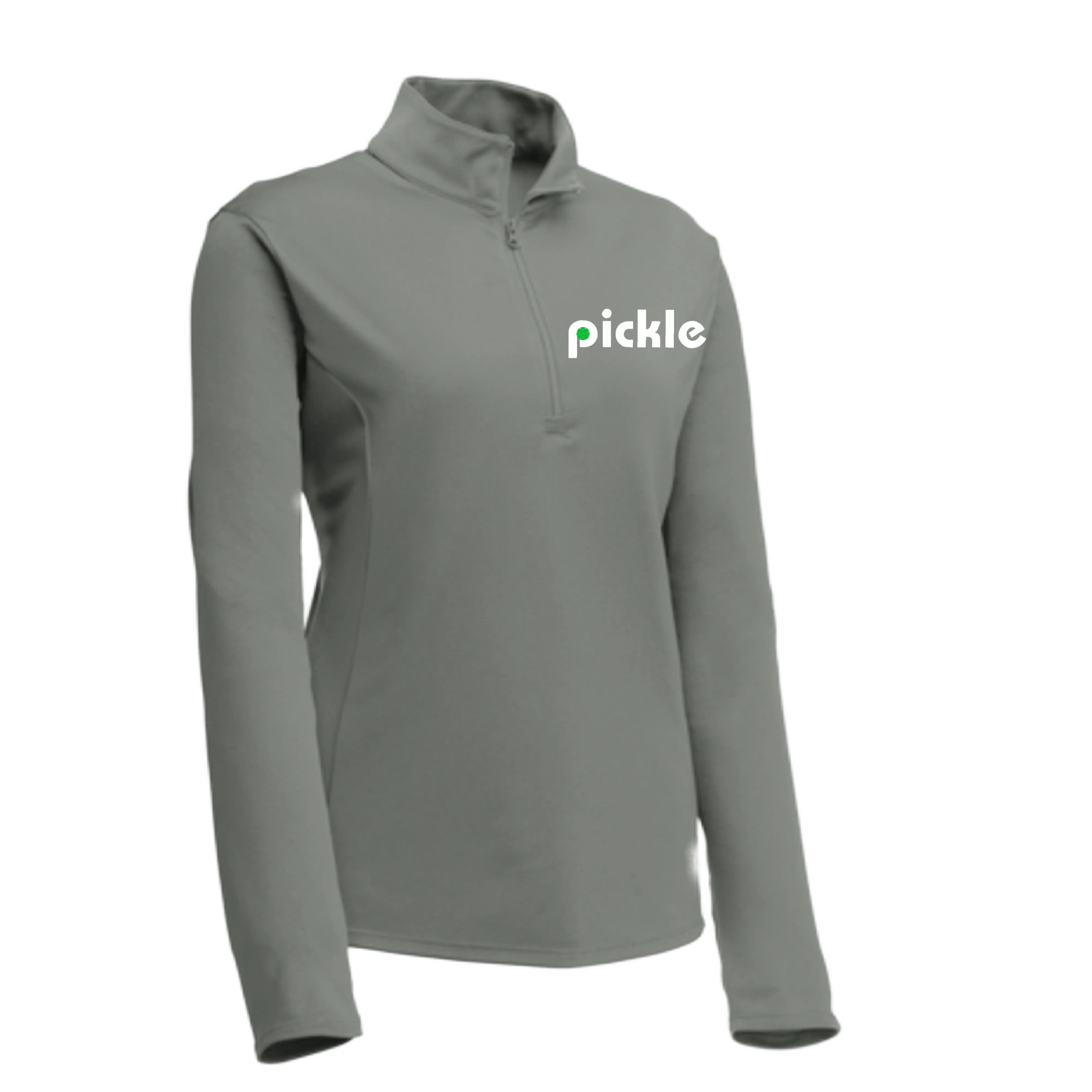 Pickle (Customizable) | Women's 1/4 Zip Pullover Athletic Shirt | 100% Polyester