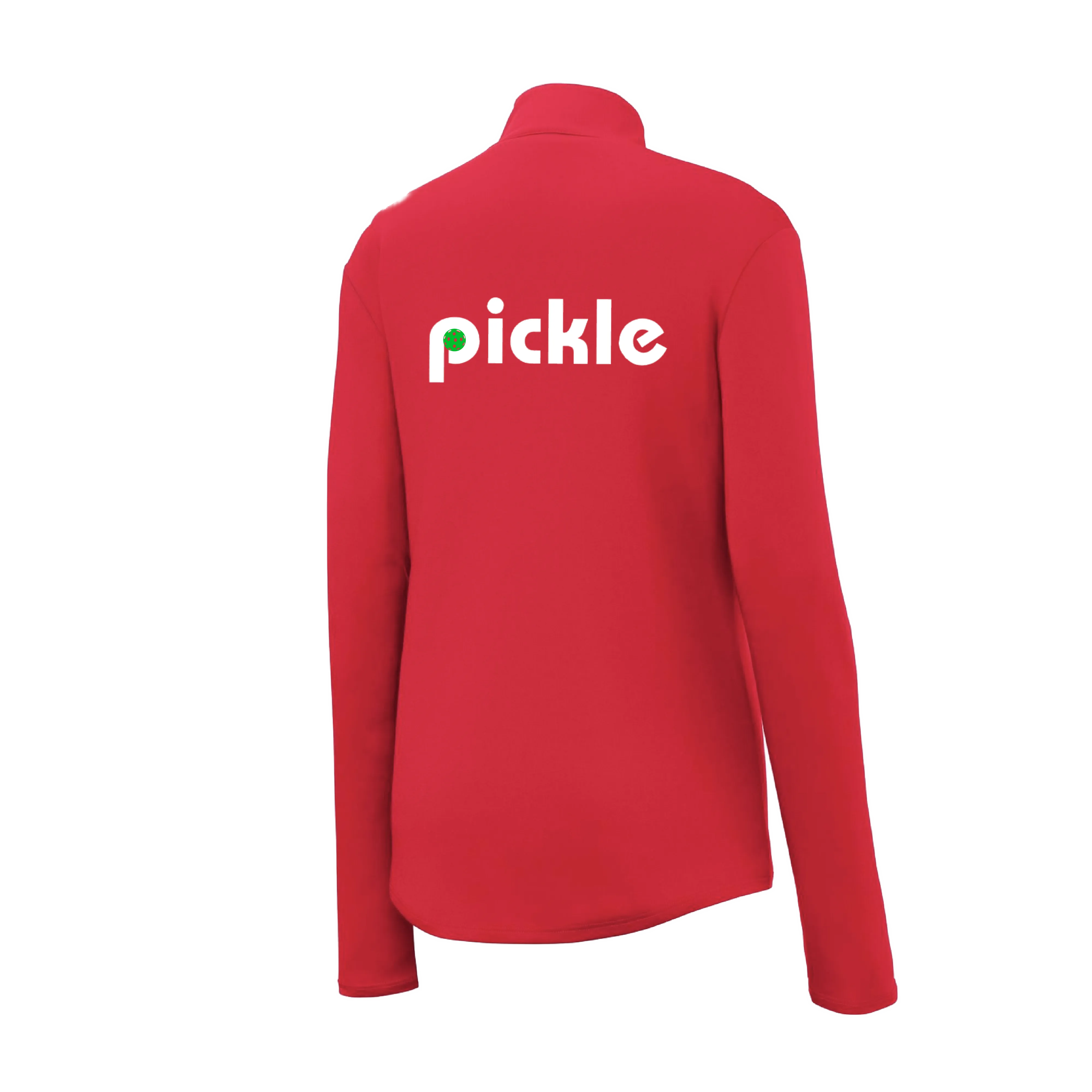 Pickle (Customizable) | Women's 1/4 Zip Pullover Athletic Shirt | 100% Polyester