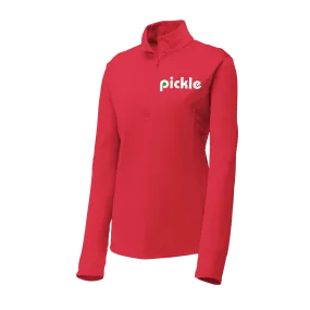 Pickle (Customizable) | Women's 1/4 Zip Pullover Athletic Shirt | 100% Polyester