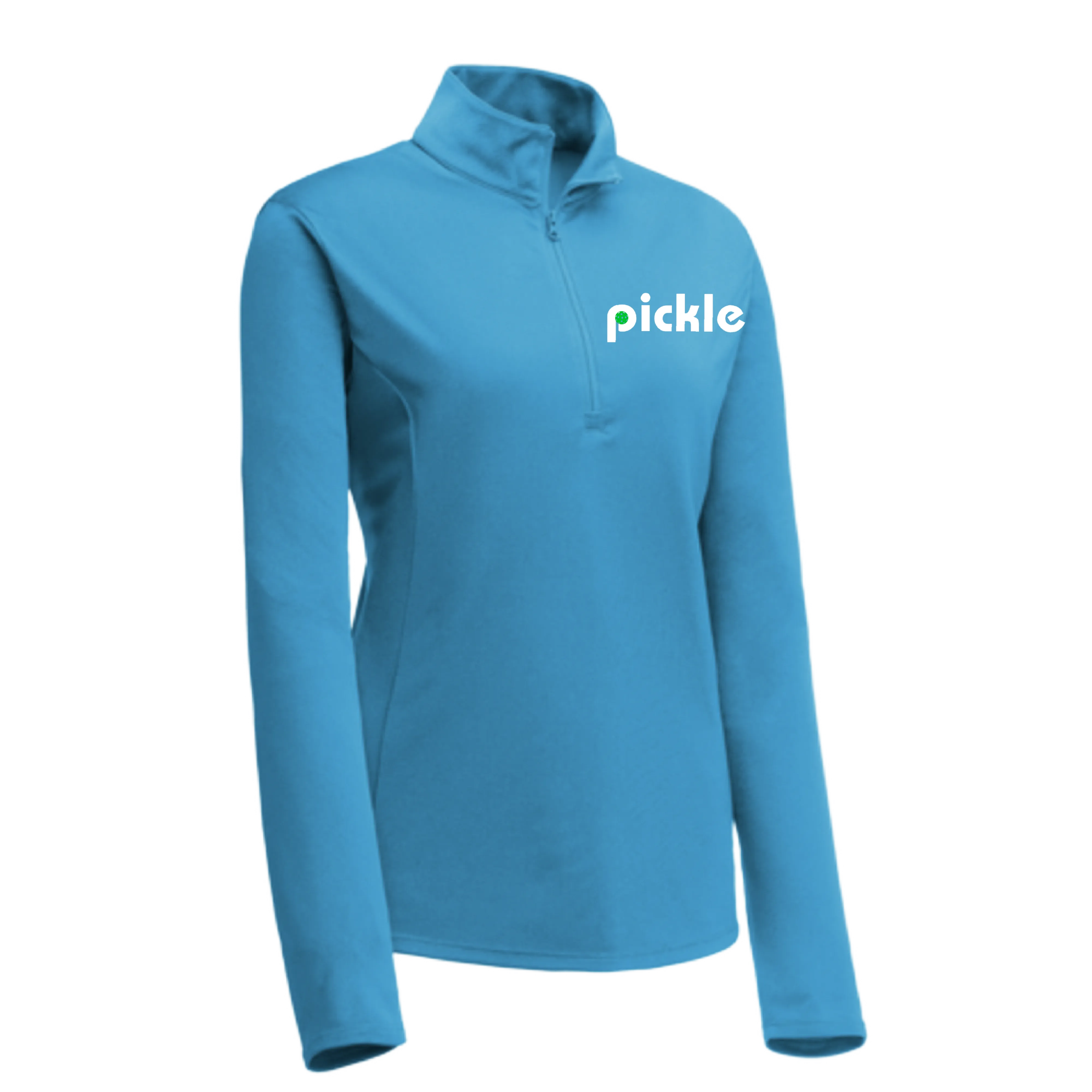 Pickle (Customizable) | Women's 1/4 Zip Pullover Athletic Shirt | 100% Polyester