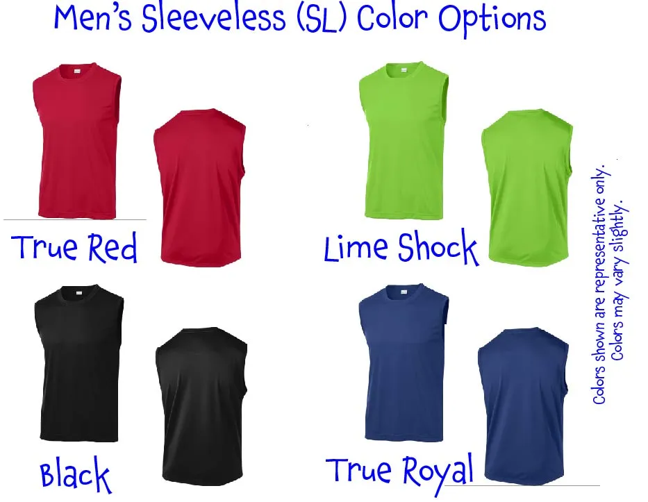 Pickleball Flag Horizontal (Customizable) | Men's Sleeveless Athletic Shirt | 100% Polyester