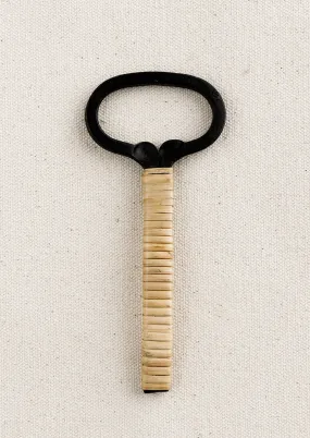 Rattan & Iron Bottle Opener