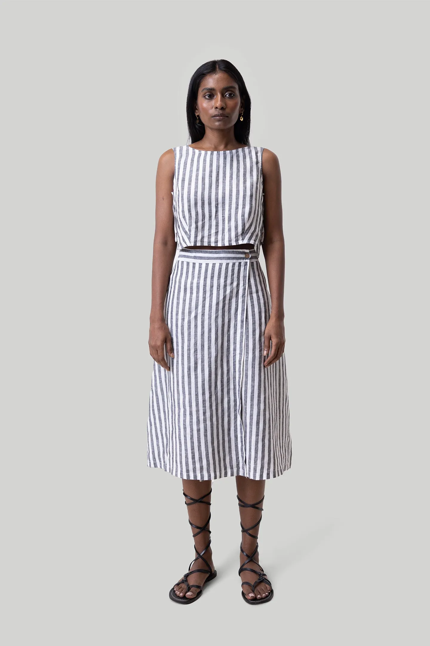 Reistor Breezy Summer Set in Linen Stripes