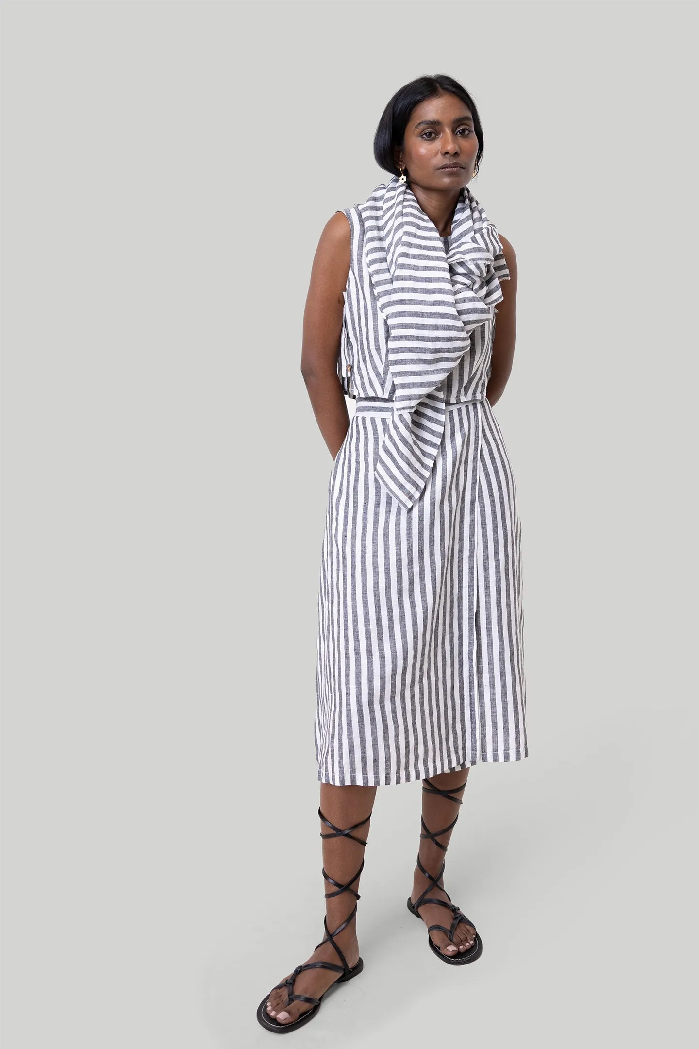 Reistor Breezy Summer Set in Linen Stripes