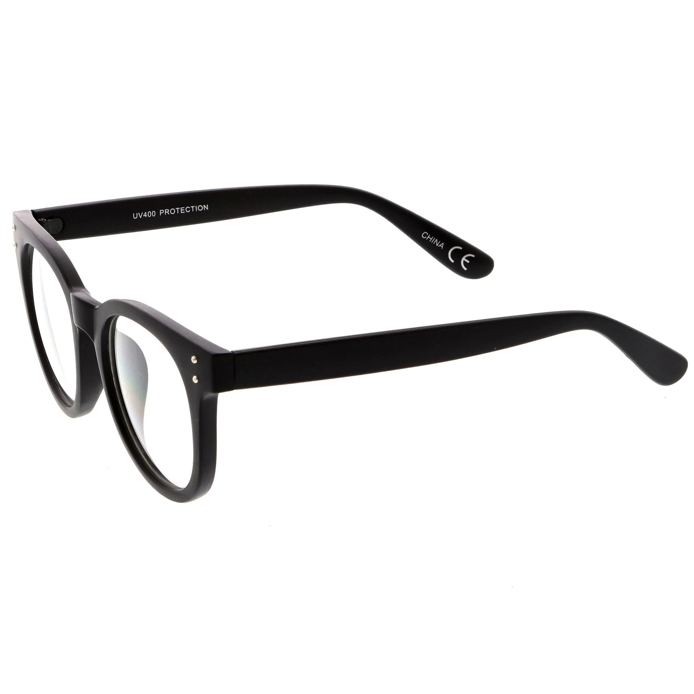 Retro Dapper Hipster Indie Horned Rim Clear Lens Glasses