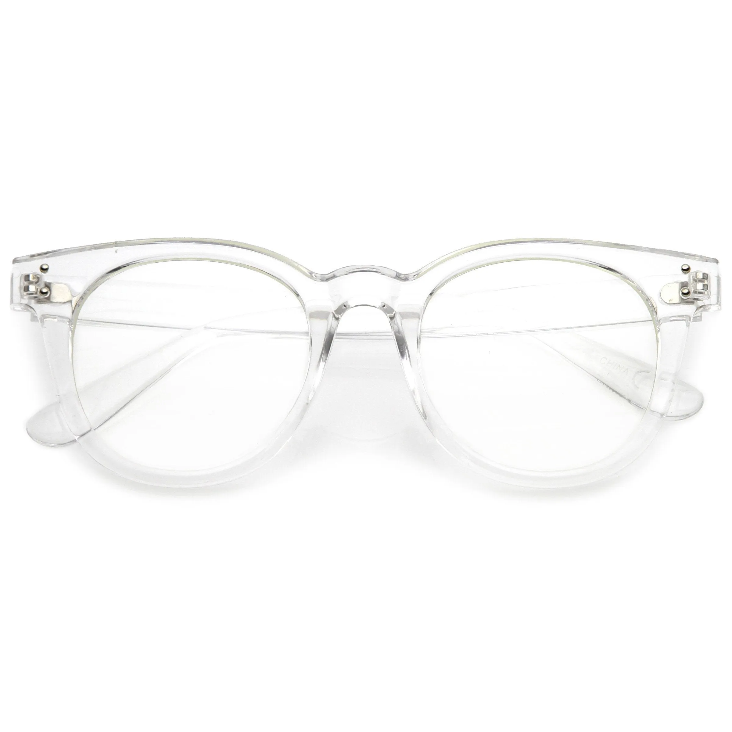 Retro Dapper Hipster Indie Horned Rim Clear Lens Glasses