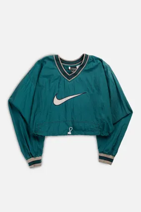 Rework Nike Crop Pullover Windbreaker - XL