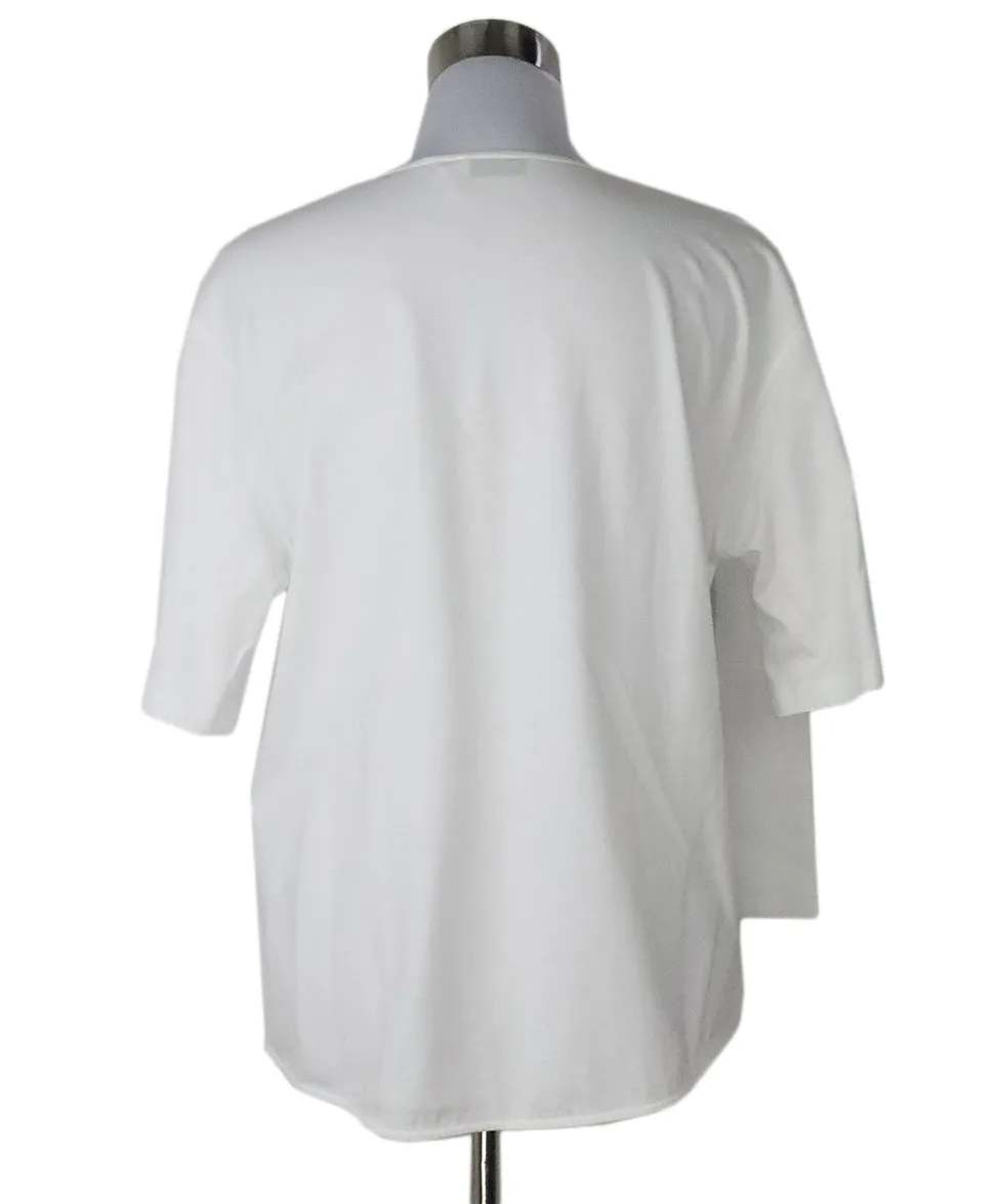 Sandro White Cotton Top sz 4