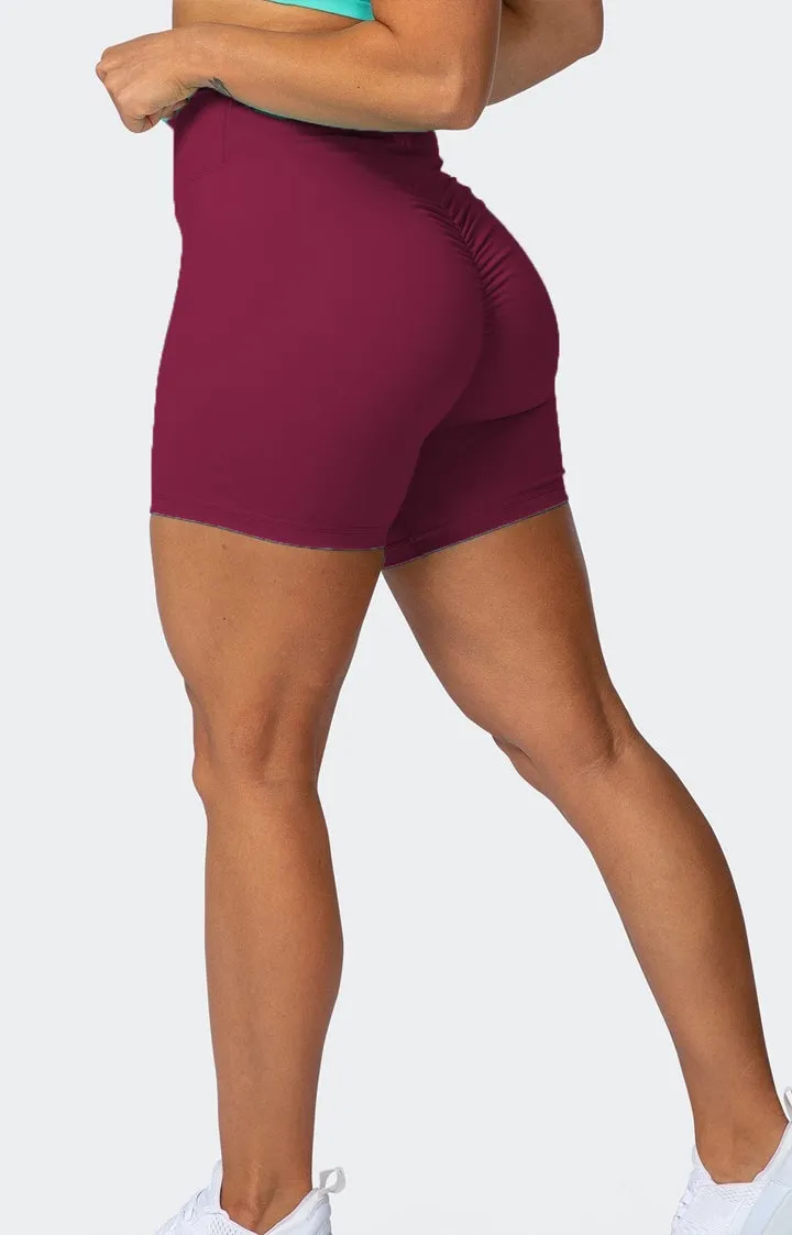 Scrunch Bum Shorts Classic ( Wine)