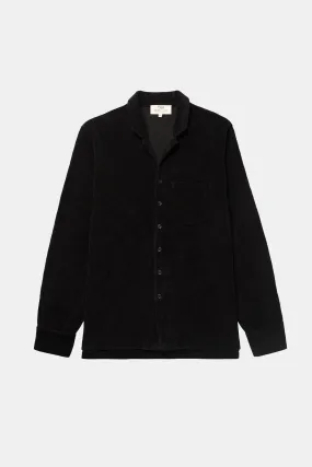 SHIRT LONG SLEEVE TERRY BLACK