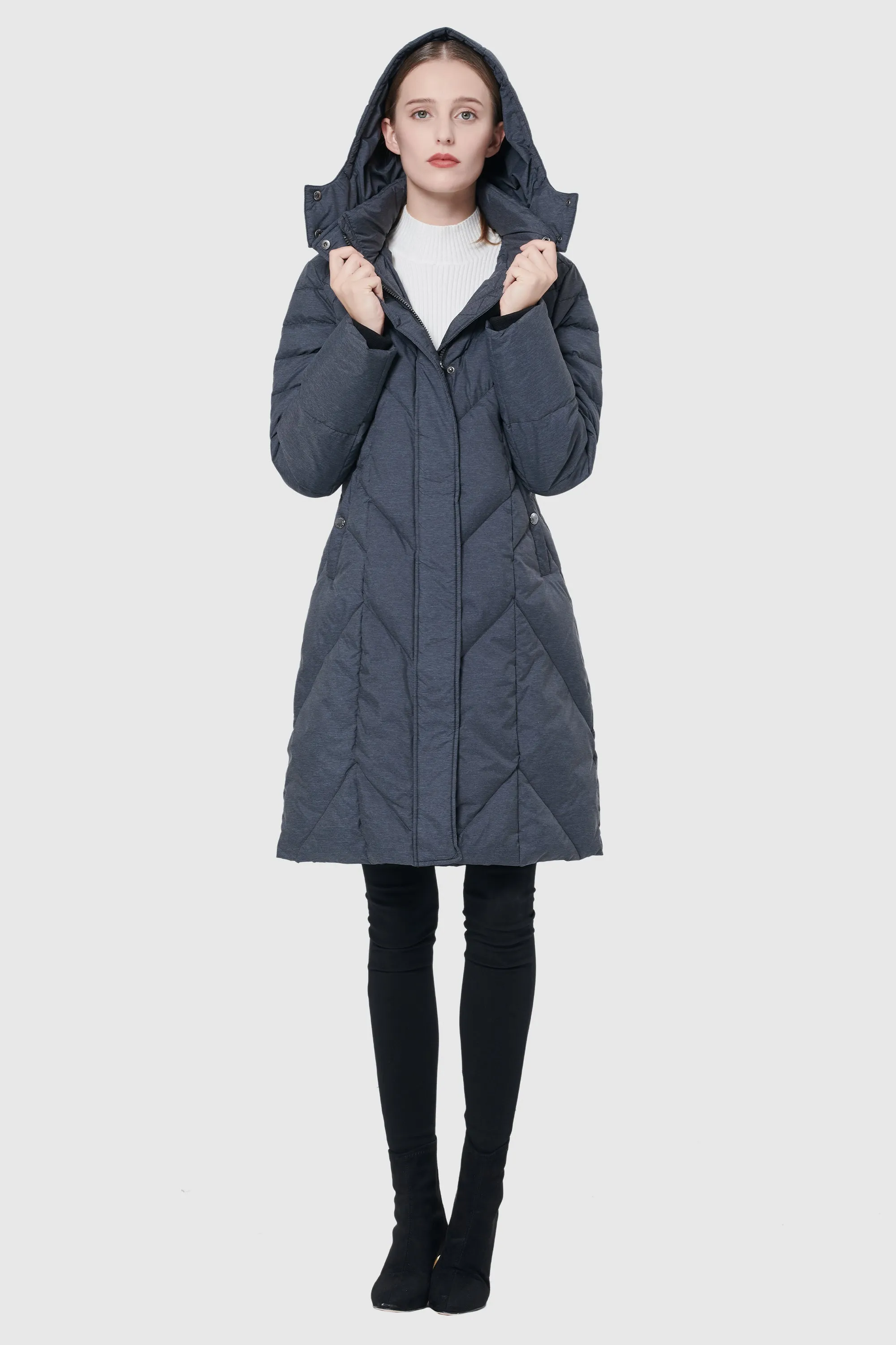 Snap Button Puffer Jacket