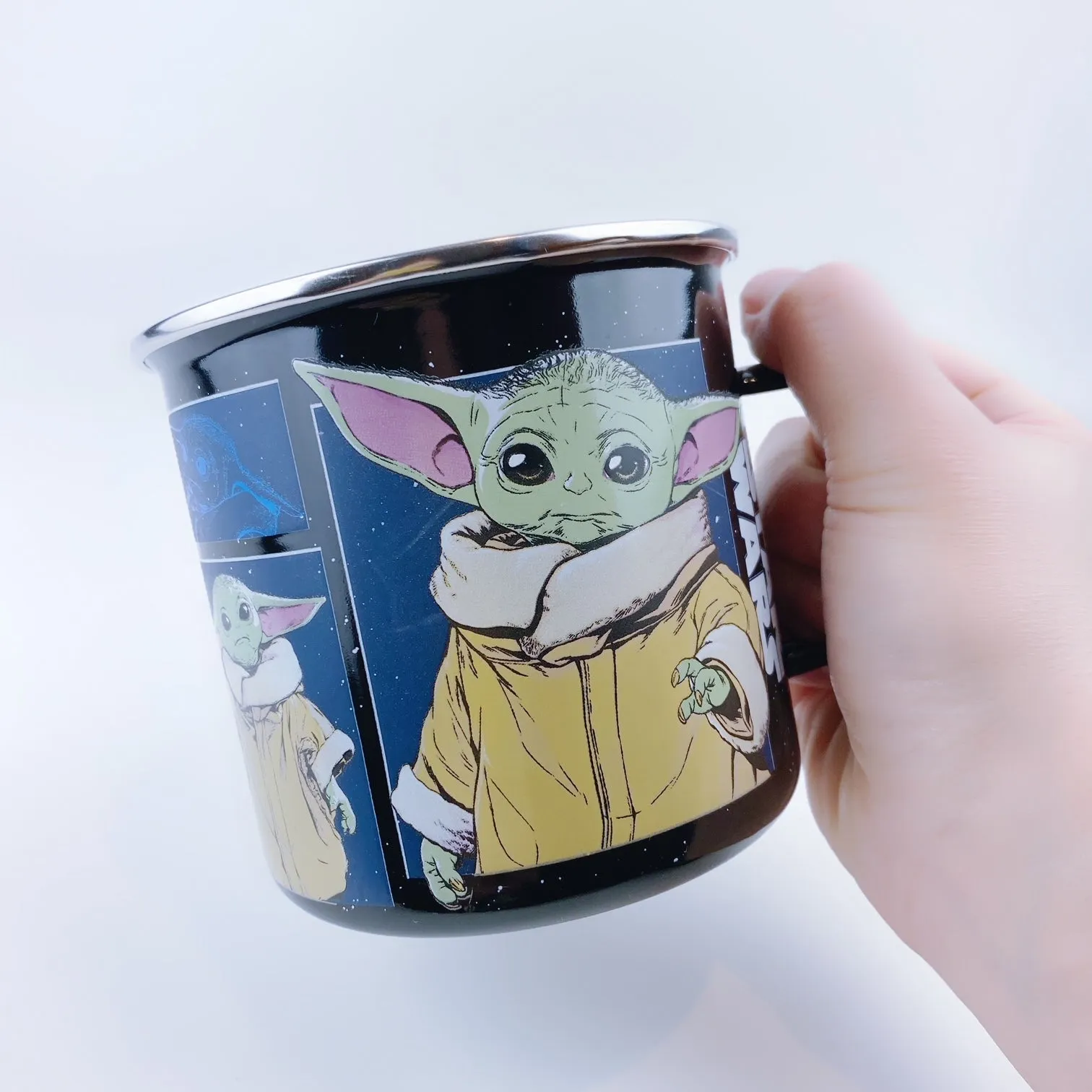 Star Wars 'The Mandalorian' Enamel Big Coffee Mug Cup