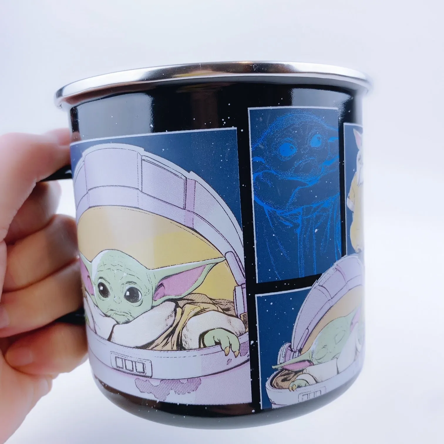 Star Wars 'The Mandalorian' Enamel Big Coffee Mug Cup