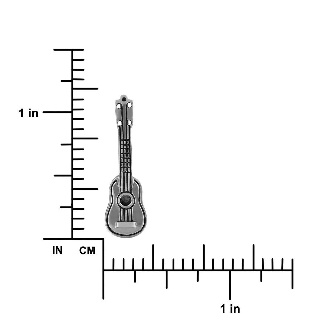 Sterling Silver Ukulele Pendant