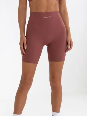 Studio Active Shorts - Burnt Mauve