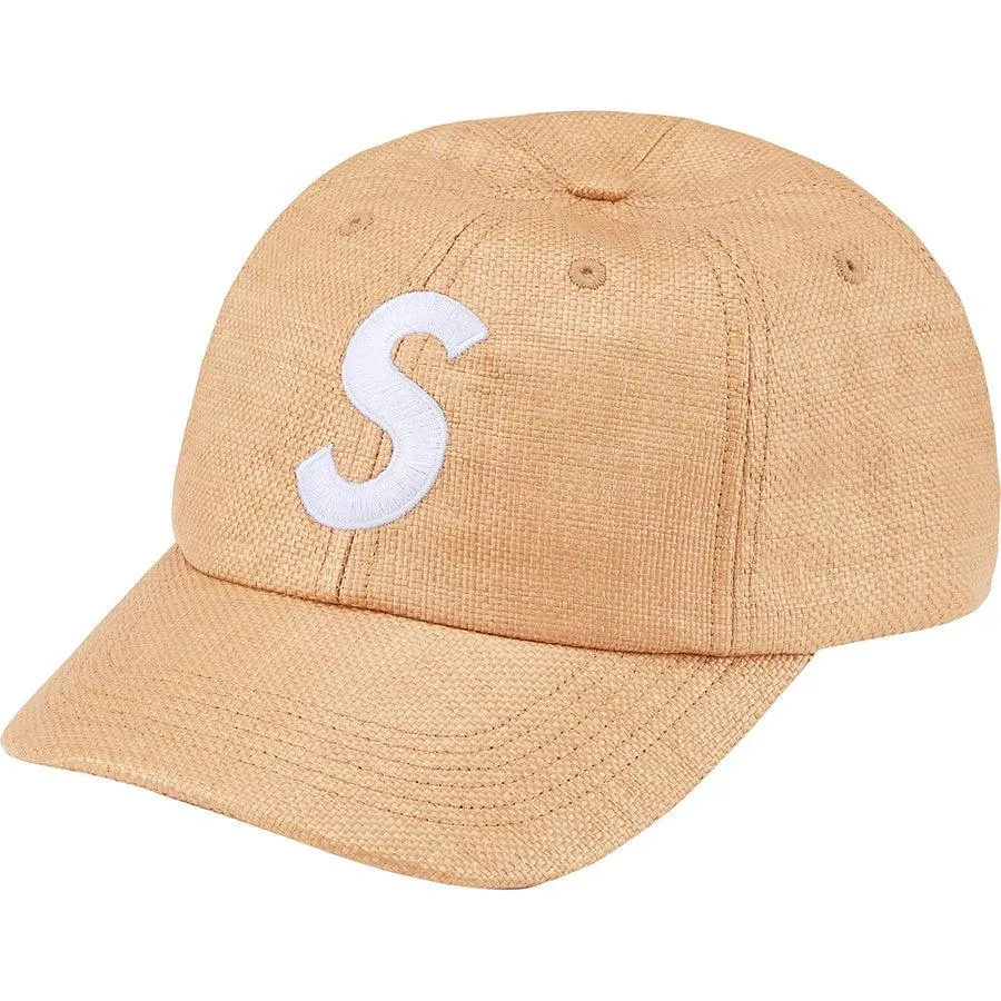 Supreme Raffia S Logo 6-Panel (Natural)