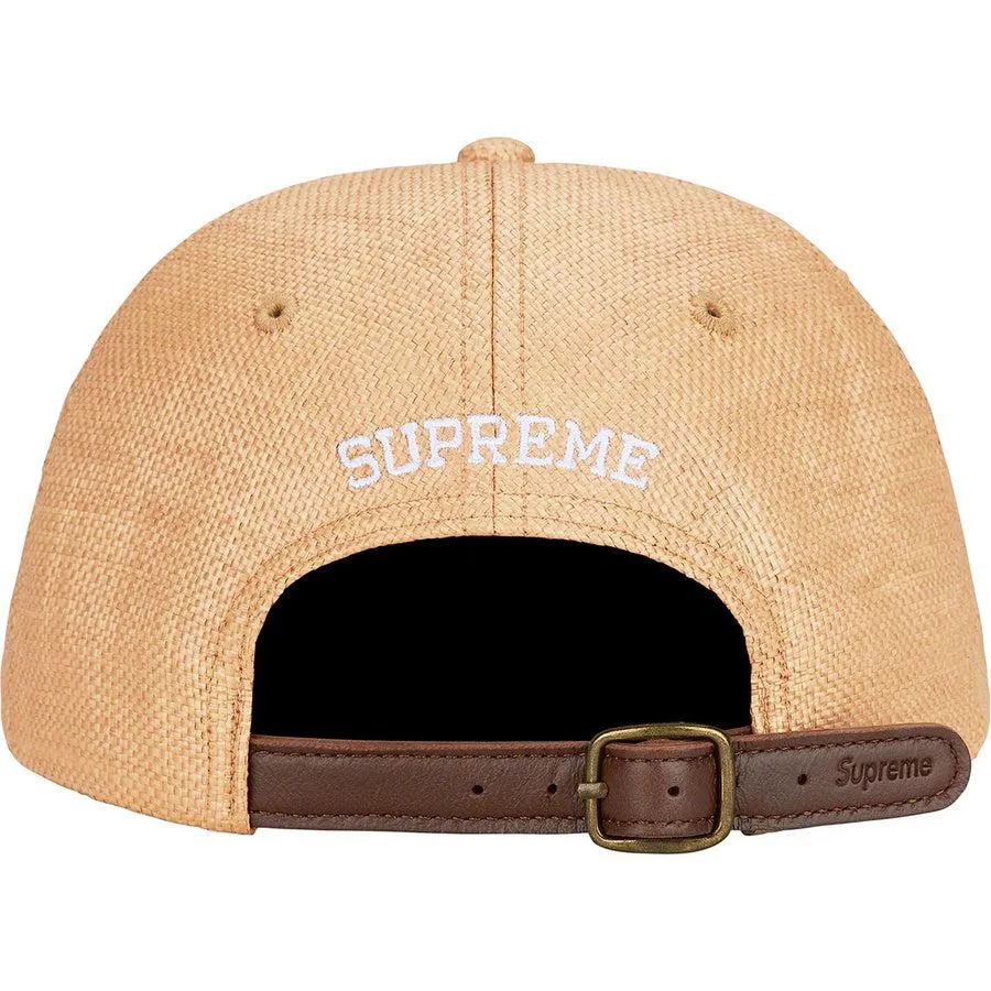 Supreme Raffia S Logo 6-Panel (Natural)