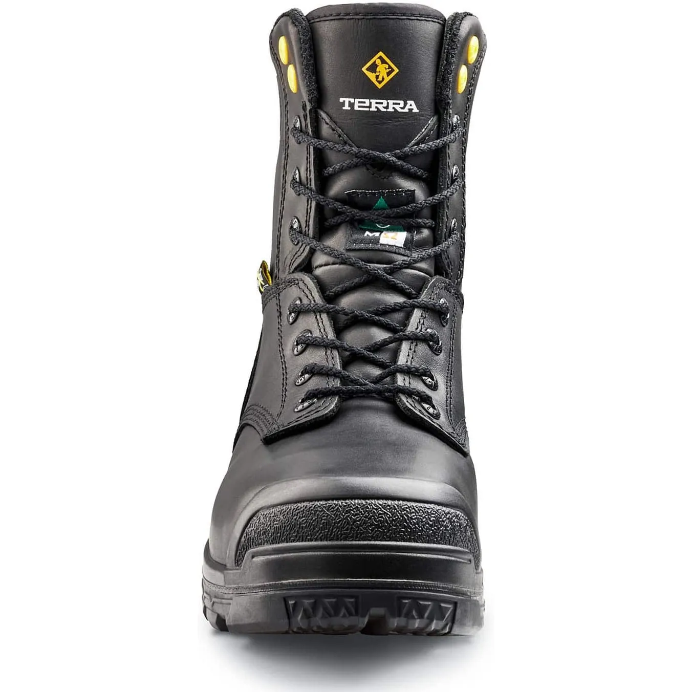 Terra Men's Paladin 8" Comp Toe WP Met Guard Work Boot -Black- R2988B