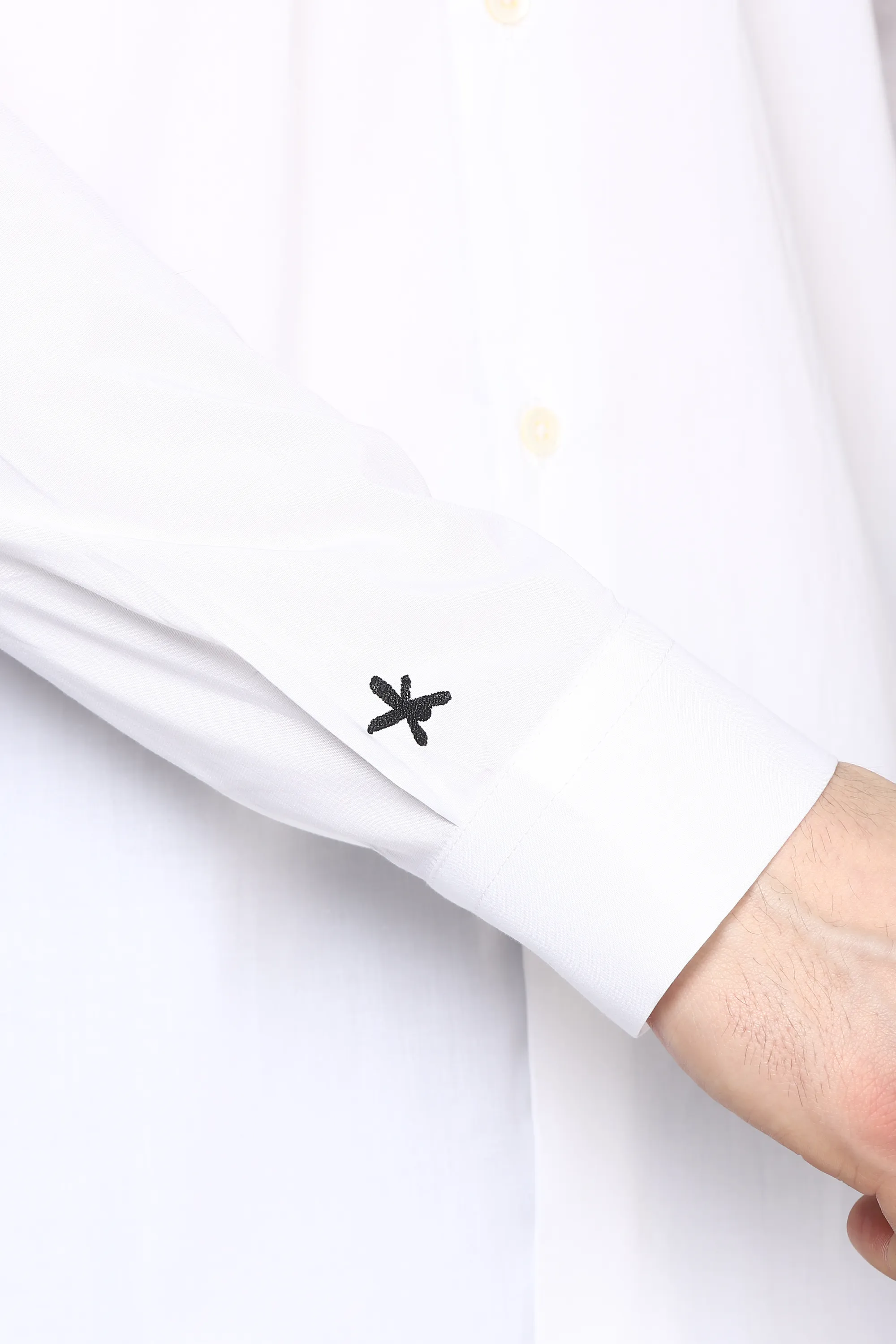 The Fragmented Shirt in White