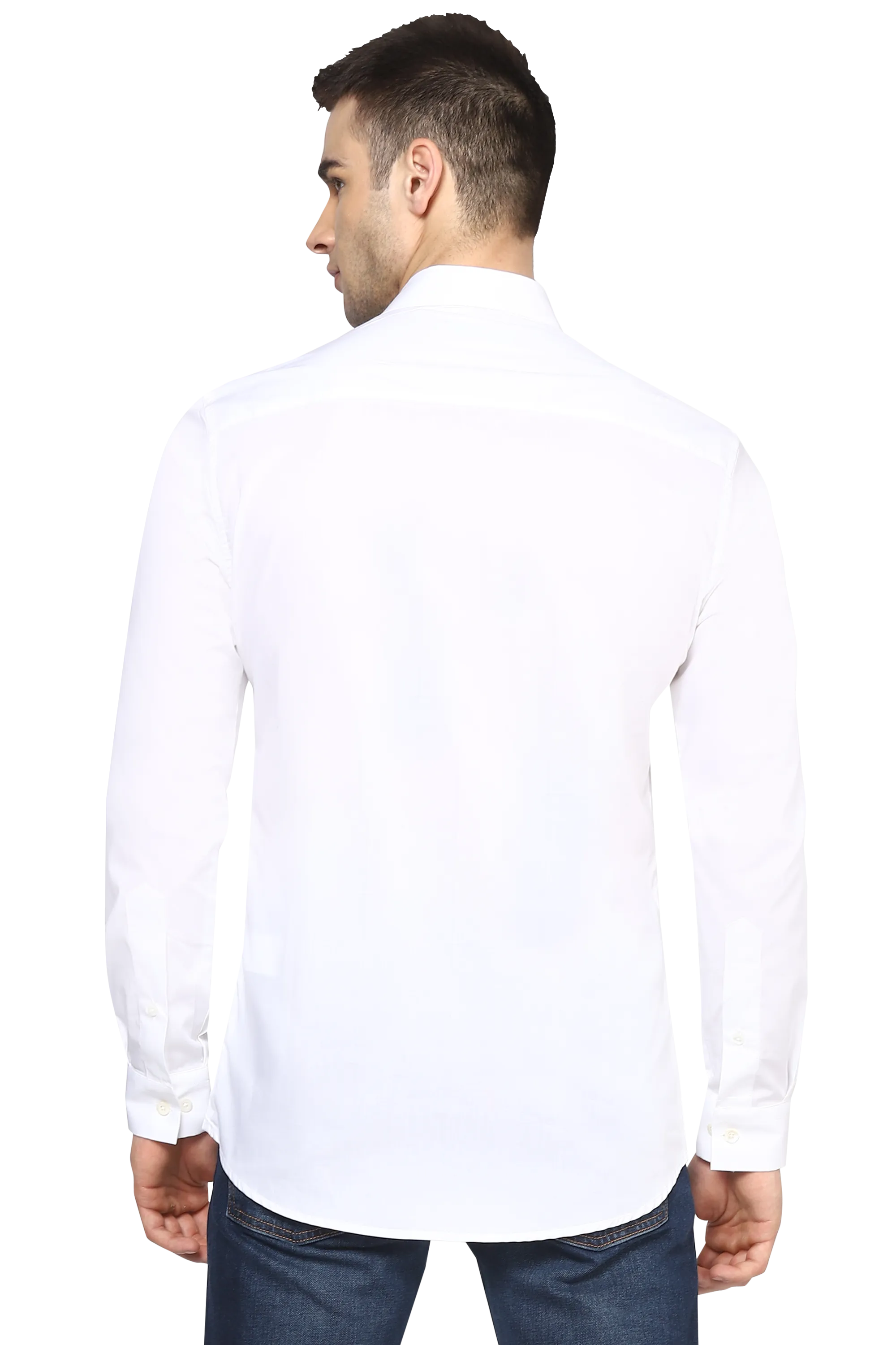 The Fragmented Shirt in White