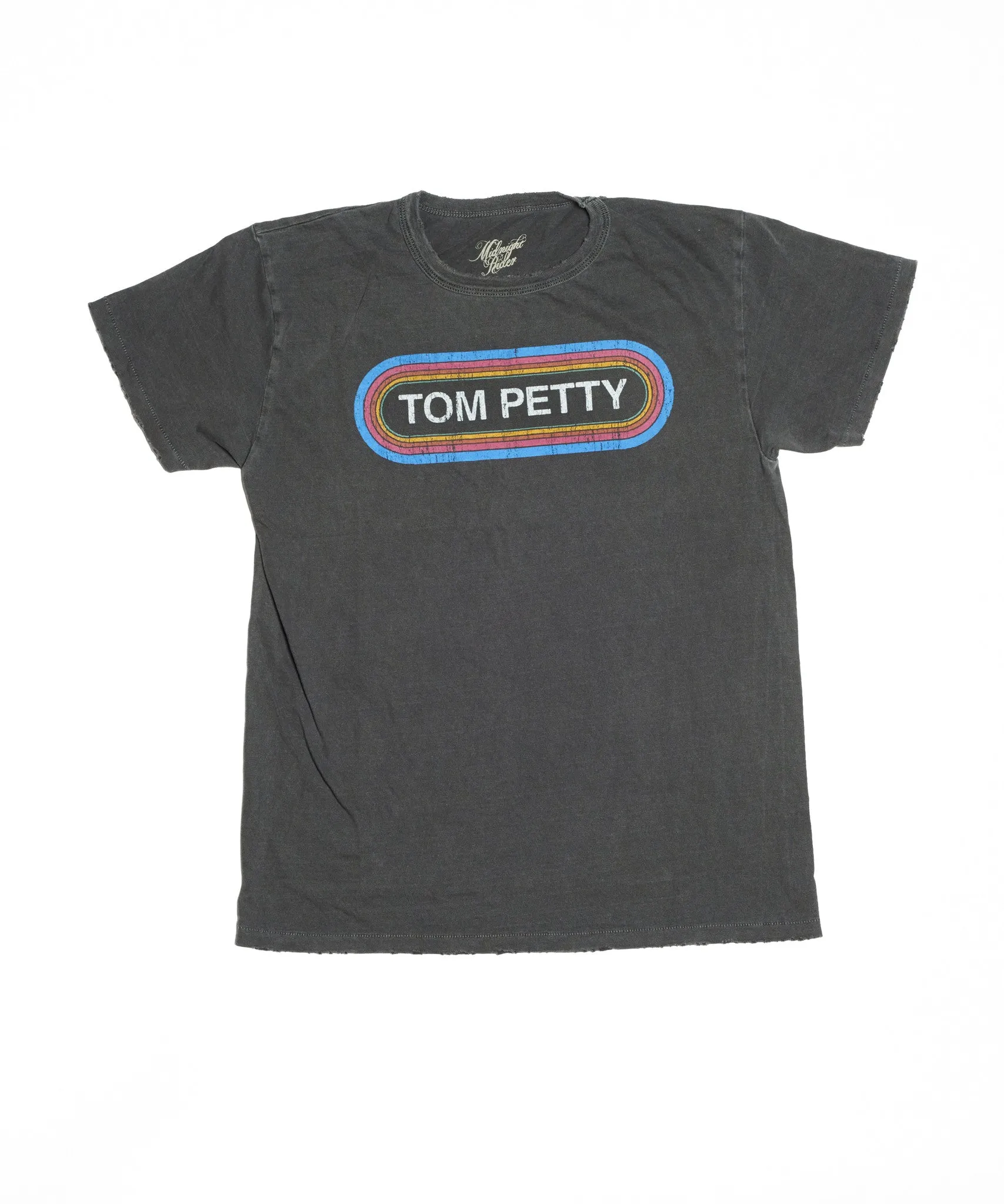 Tom Petty Bumper Sticker Unisex Crew - Vintage Black