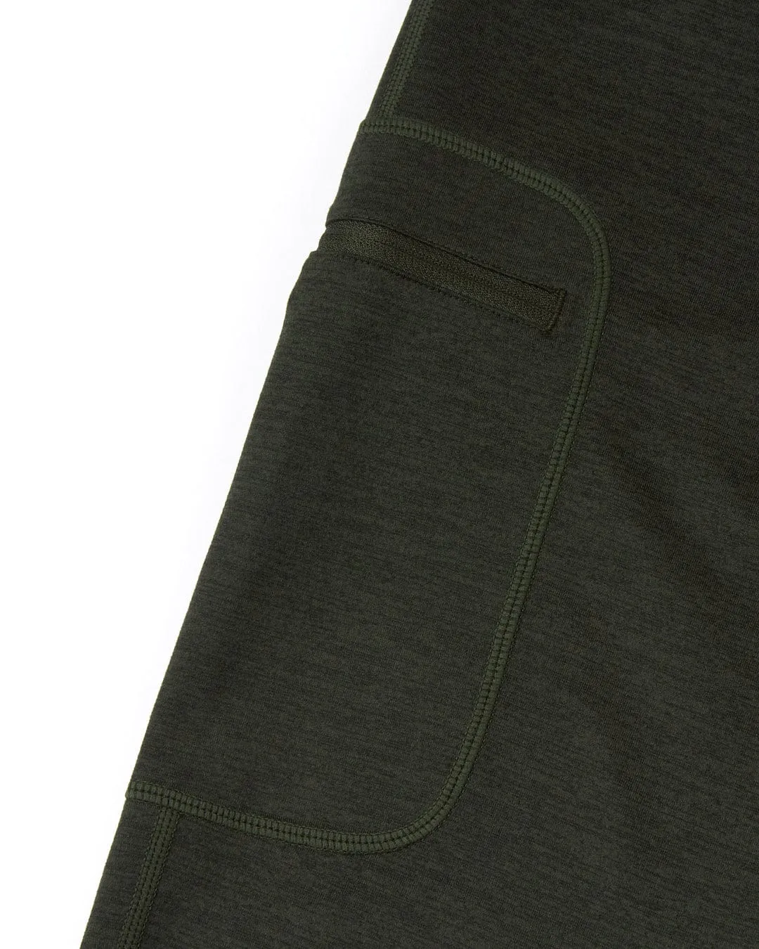 Trek - Womens Active Leggings - Dark Green