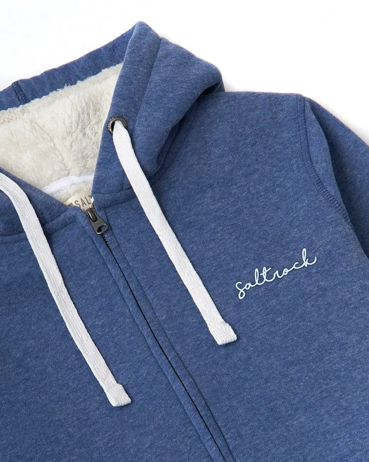 Velator  - Womens Lined Hoodie - Blue