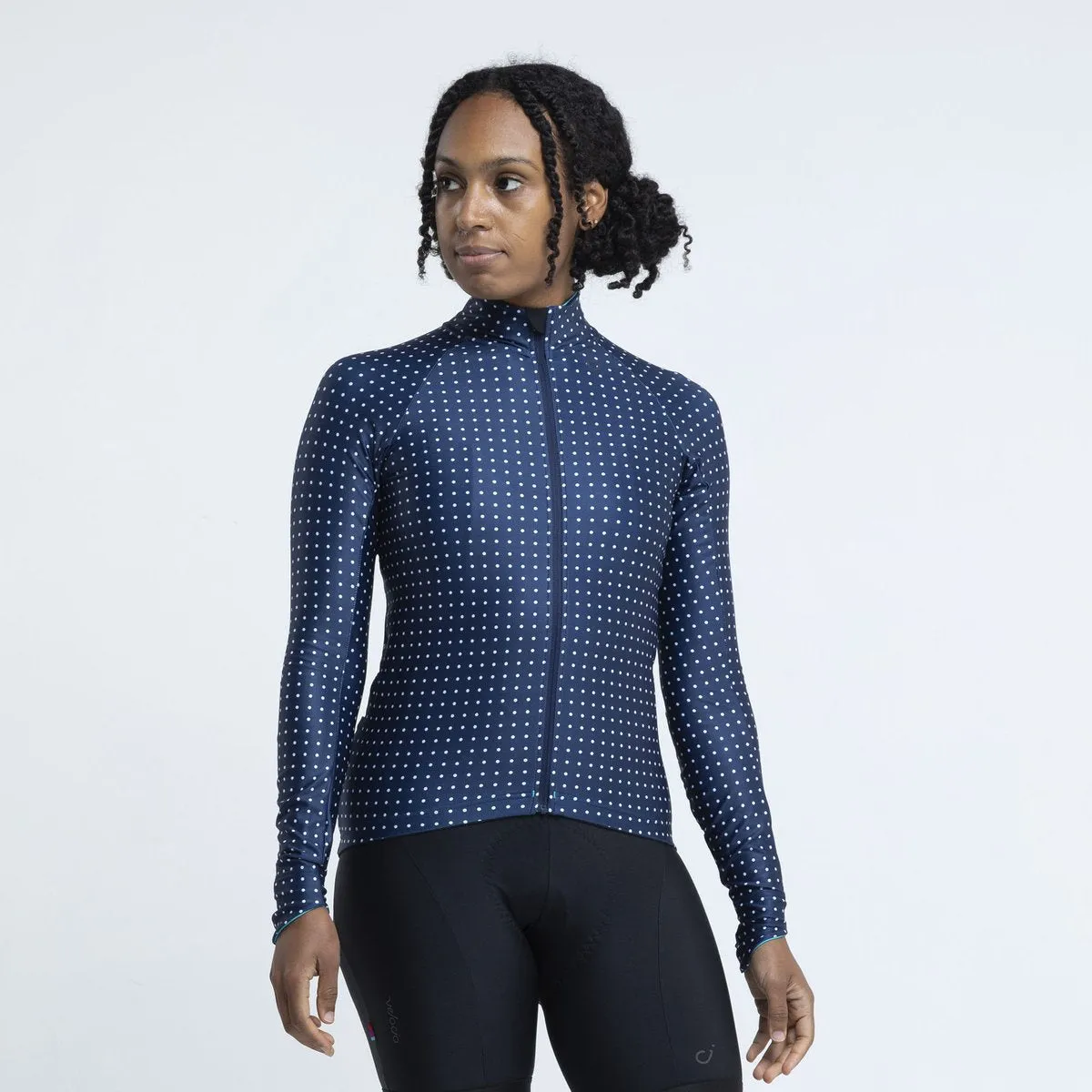 Velocio Women's Grid Dot SE LS Jersey, cc1