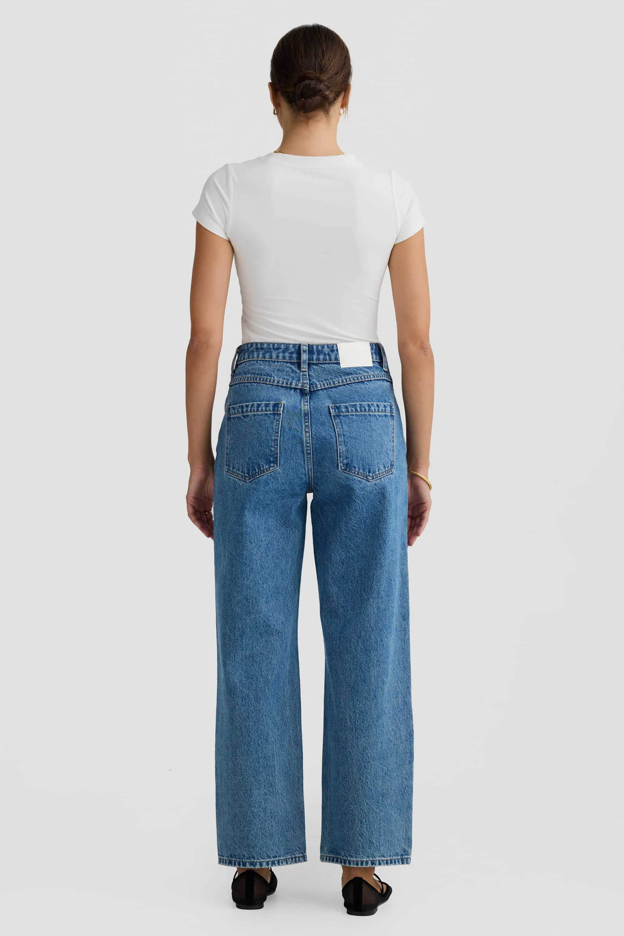 Willow Denim Relaxed Jean Mid Blue