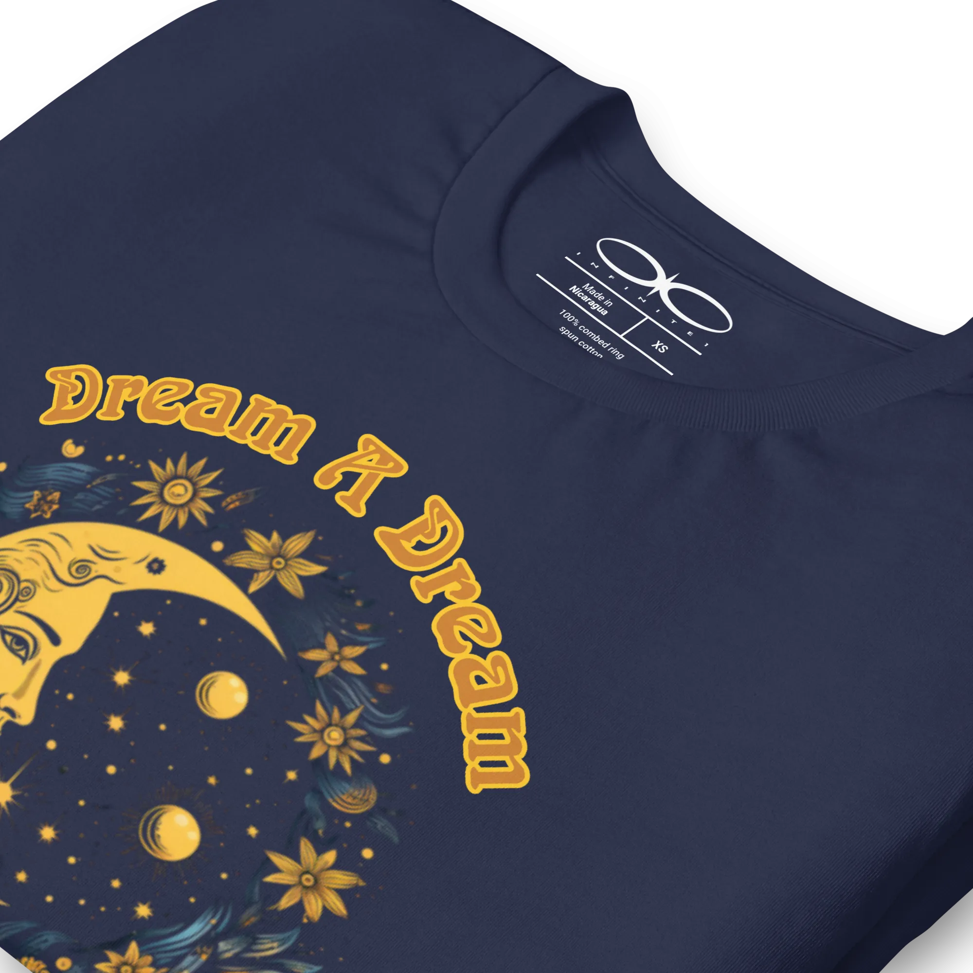 Women's Dream A Dream Navy Blue Graphic T-Shirt