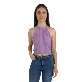 XT Studio America ribbed top tank top for women. Lilac colour